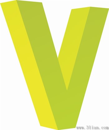 Letter V-Symbol