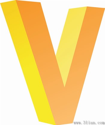 icona di lettera v