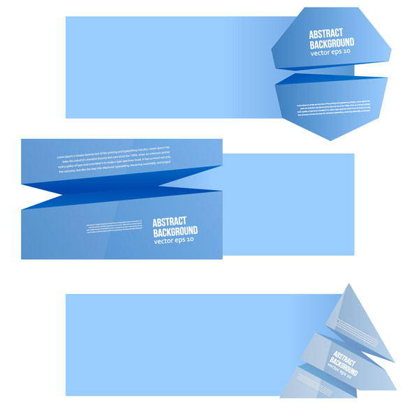 leichte blaue Papier-banner