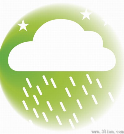 icone meteo pioggia leggera