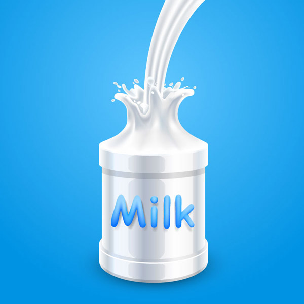 barril de líquido de la leche