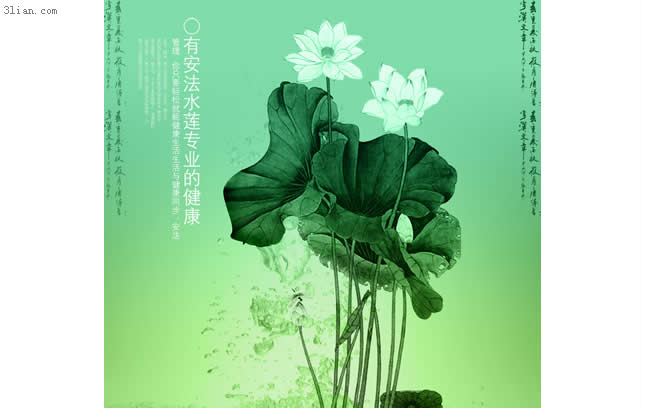 Lotus Blume psd