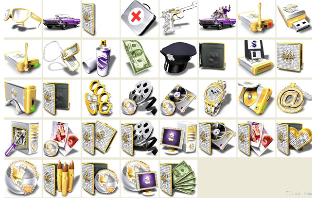 Luxury Jewelry Style Computer Desktop Icon Png