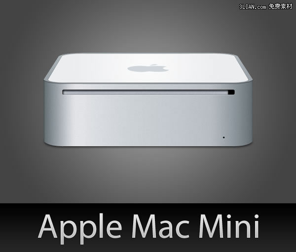 Mac mini bilgisayar psd malzeme