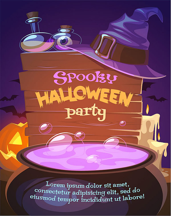 Magic Potion For Halloween Backgrounds