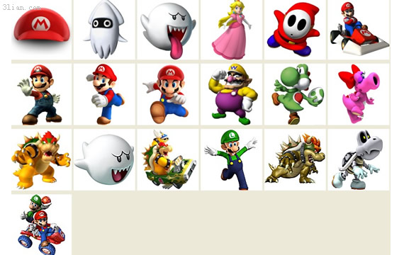 Mario serangkaian png ikon