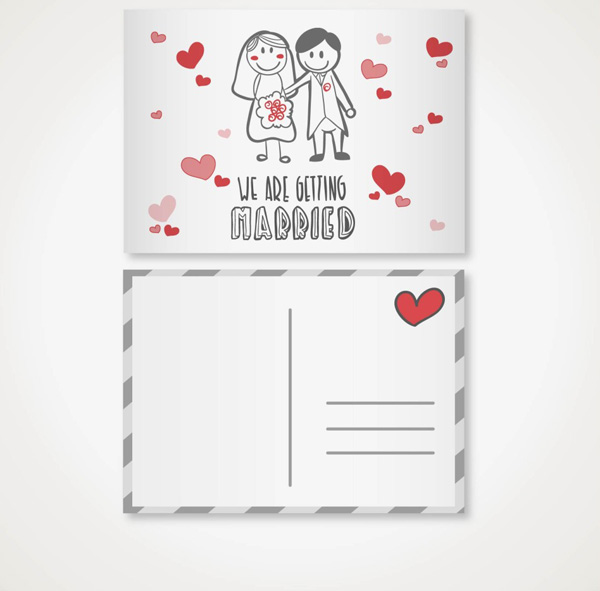 postais de romance casado