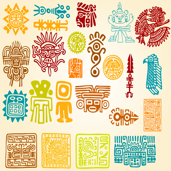 玛雅图腾图案 玛雅图腾图案