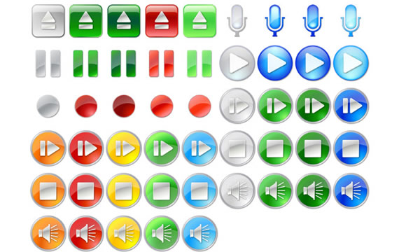 Media Player Png Icons