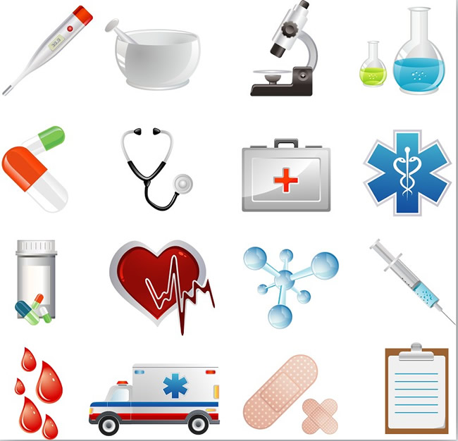 ikony urządzeń medycznych