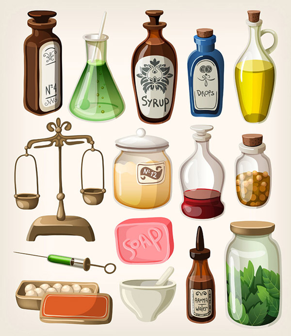 icône de peau médicaux soins huile essentielle
