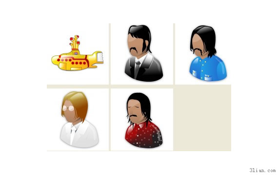ícones de avatar do membro