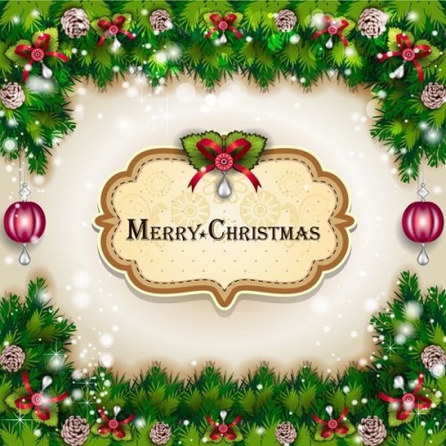 Merry Christmas Theme Poster Cards