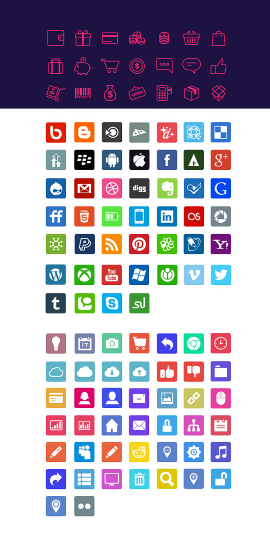 Mobile Icon Psd material