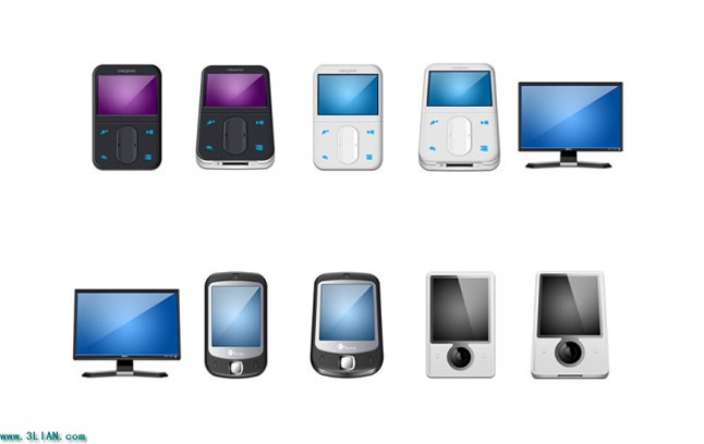 Mobile Phone Mp3 Display Png Icons