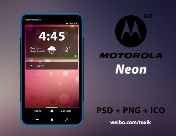 Motorola smartphone psd bahan