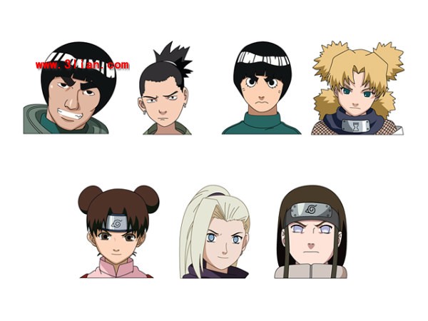 Naruto Character Emoticons