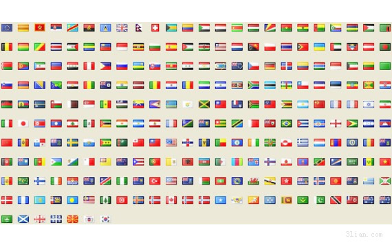 nationalen Flaggen-icons