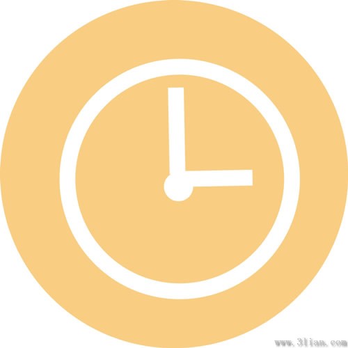 neutralem Hintergrund Uhrsymbol