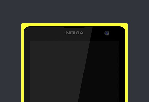Nokia lumia plantilla psd