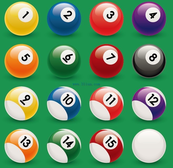 Number Of Realistic Billiards Ball