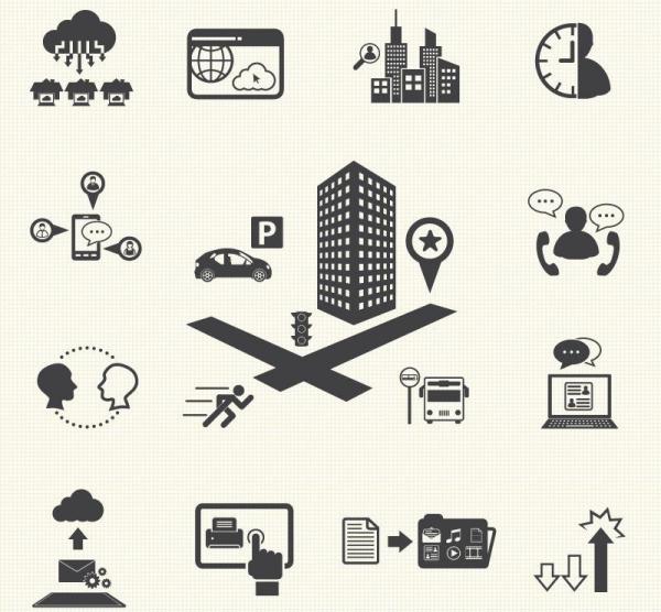 Office Social Networking Icons