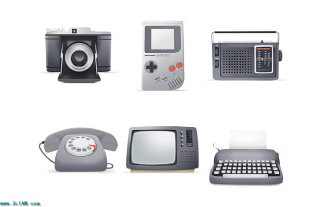 Old Camera Electric Png Icons