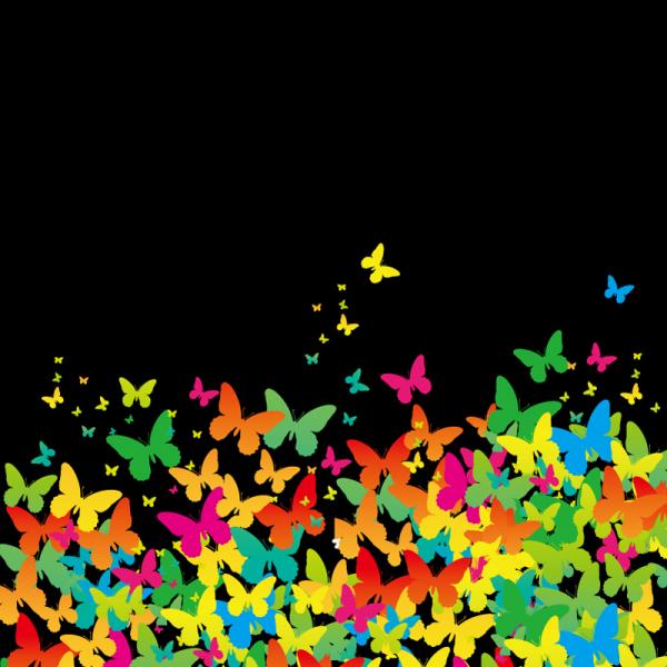 gemalte Schmetterling Hintergrund