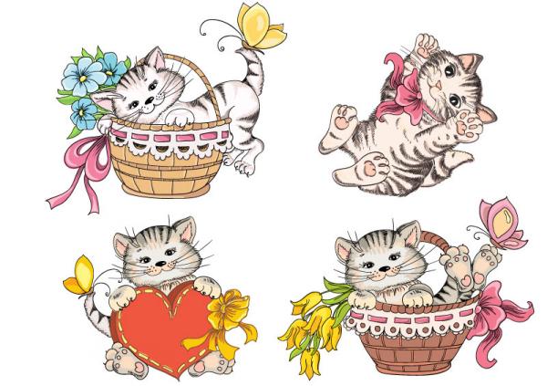 Painted Cat Illustrations
