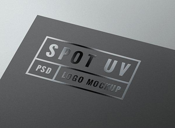 Partial Uv Effects Logo Psd Template