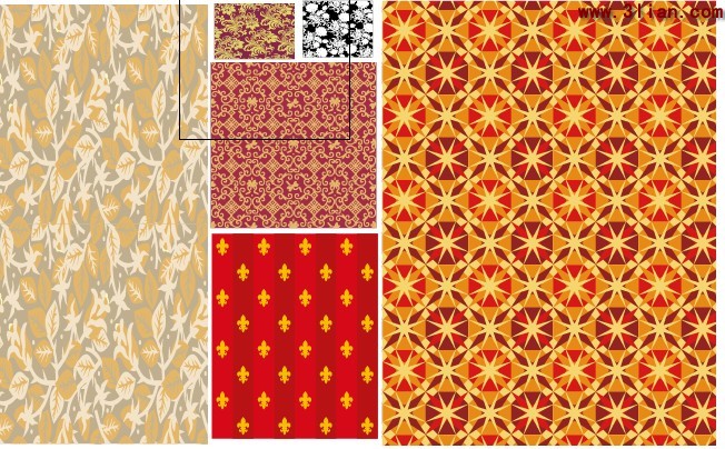 Patterned Background Material