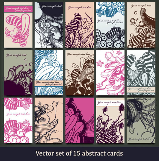 Patterns Card Background Design Business Card