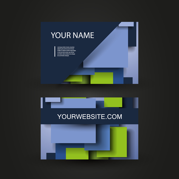personalisasi kartu bisnis template