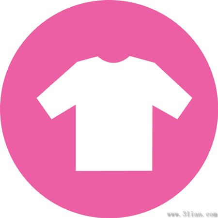 ikon fashion latar belakang merah muda