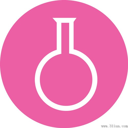 ikon kecil latar belakang merah muda