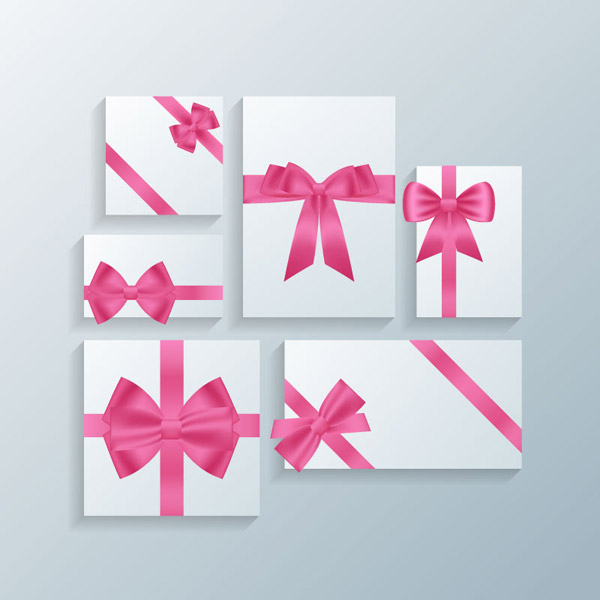 Pink Bow Cards
