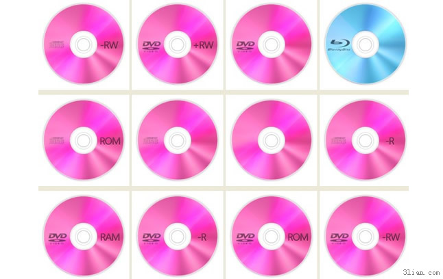 粉紅色的 cd 光碟圖示 png