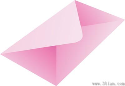 ikon amplop merah muda