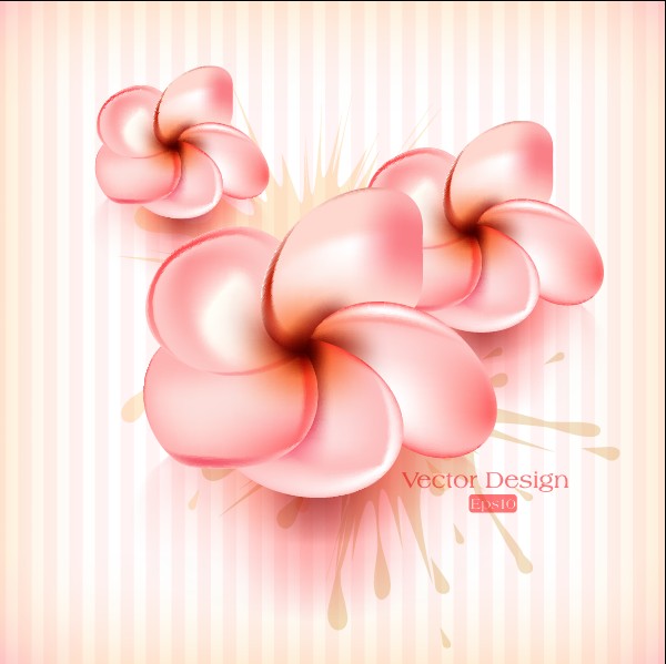 bunga merah muda