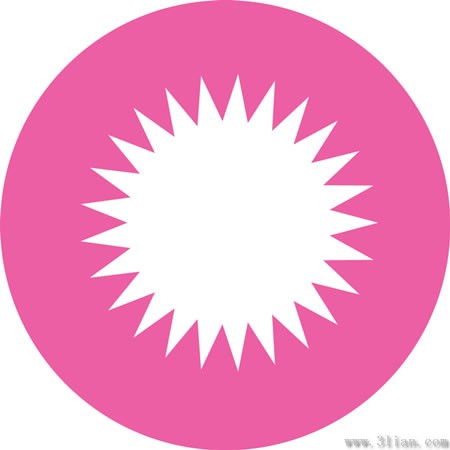 material de icono de engranaje rosa