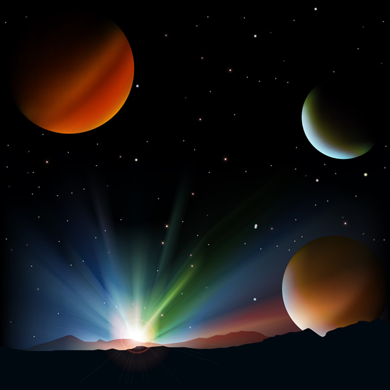 Aurora arka plan göz kamaştırıcı gezegen Aurora arka plan göz kamaştırıcı gezegen