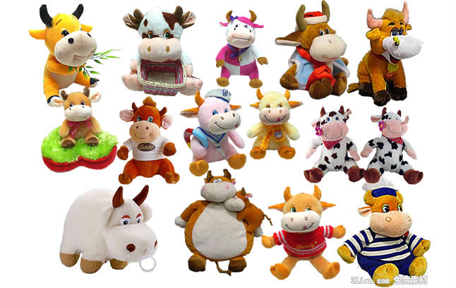 Plush Toy Cow Psd Material