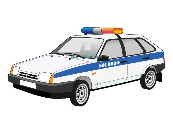 警察の車