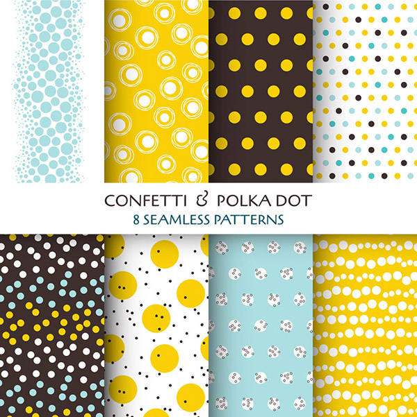 polka dots pattern di sfondo senza soluzione di continuità