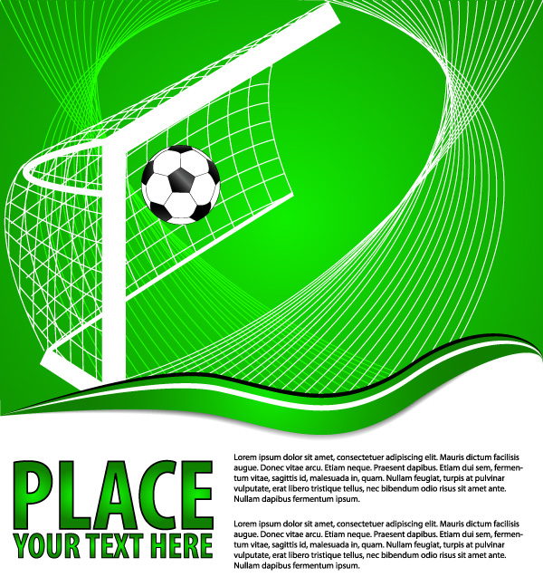 Plakat-Fußball-Mode-Hintergrund