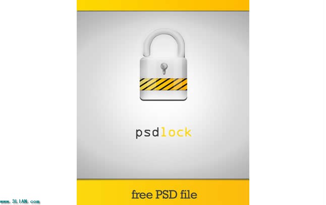 PSD file icona bloccata