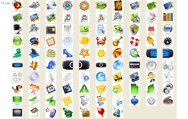 icones au format png interface console de jeu PSP