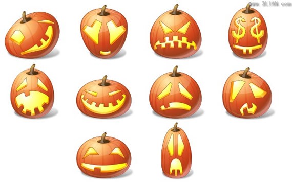 Pumpkin Face Icon Png