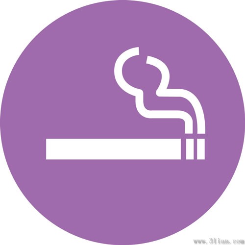 icone di sigaretta viola