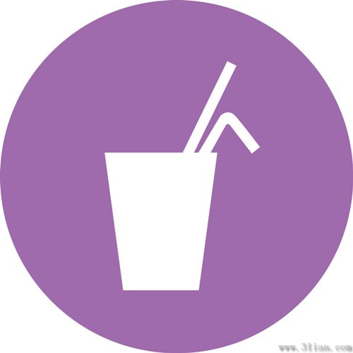 iconos de bebidas púrpura